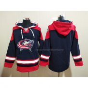 Veste a Capuche Columbus Blue Jackets Bleu