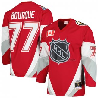 Maillot Hockey 1999 All Star Ray Bourque Mitchell & Ness Bleu Line Rouge