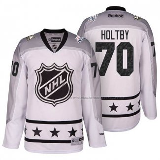 Maillot Hockey 2017 All Star Washington Capitals Braden Holtby Blanc