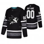 Maillot Hockey 2019 All Star San Jose Sharks Personnalise Noir2