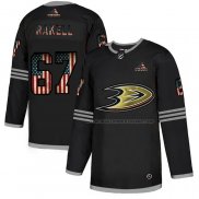 Maillot Hockey Anaheim Ducks Rickard Rakell 2020 USA Flag Noir