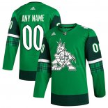 Maillot Hockey Arizona Coyotes 2023 St. Patrick's Day Authentique Personnalise Vert