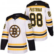 Maillot Hockey Boston Bruins David Pastrnak 2018 Exterieur Authentique Blanc