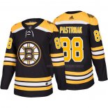 Maillot Hockey Bruins David Pastrnak Domicile Authentique 2017 2018 Noir