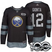 Maillot Hockey Buffalo Sabres Brian Gionta 1917-2017 100th Anniversaire Noir