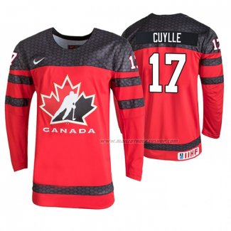 Maillot Hockey Canada Will Cuylle 2019 Hlinka Gretzky Cup Rouge