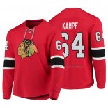 Maillot Hockey Chicago Blackhawks David Kampf Rouge