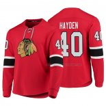 Maillot Hockey Chicago Blackhawks John Hayden Rouge