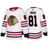 Maillot Hockey Chicago Blackhawks Marian Hossa Exterieur 2018 Blanc