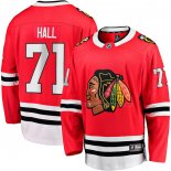 Maillot Hockey Chicago Blackhawks Taylor Hall Domicile Breakaway Rouge