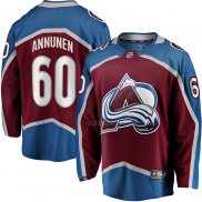 Maillot Hockey Colorado Avalanche Justus Annunen Domicile Premier Breakaway Rouge