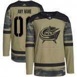 Maillot Hockey Columbus Blue Jackets Personnalise Military Appreciation Team Authentique Practice Camouflage