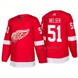 Maillot Hockey Detroit Red Wings Frans Nielsen New Outfitted 2018 Rouge