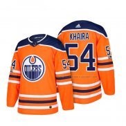 Maillot Hockey Edmonton Oilers Jujhar Khaira 2018 Orange