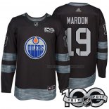 Maillot Hockey Edmonton Oilers Patrick Maroon 1917-2017 100th Anniversaire Noir