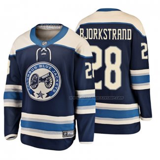 Maillot Hockey Enfant Columbus Blue Jackets Oliver Bjorkstrand 2019 Alterner Breakaway Bleu