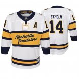 Maillot Hockey Enfant Nashville Predators Mattias Ekholm Replica Joueur 2020 Winter Classic Blanc