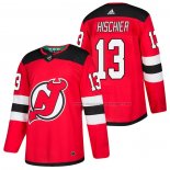 Maillot Hockey Enfant New Jersey Devils Nico Hischier 2018 Domicile Authentique Rouge