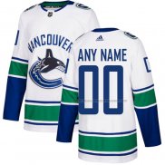 Maillot Hockey Enfant Vancouver Canucks Personnalise Exterieur Blanc