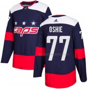 Maillot Hockey Enfant Washington Capitals T.j. Oshie Authentique 2018 Stadium Series Bleu