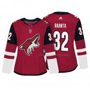 Maillot Hockey Femme Arizona Coyotes Antti Raanta Authentique Joueur Rouge