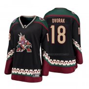 Maillot Hockey Femme Arizona Coyotes Christian Dvorak Heritage Alterner Breakaway Noir