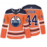 Maillot Hockey Femme Edmonton Oilers Zack Kassian Authentique Joueur Orange