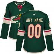 Maillot Hockey Femme Minnesota Wild Personnalise Domicile Vert