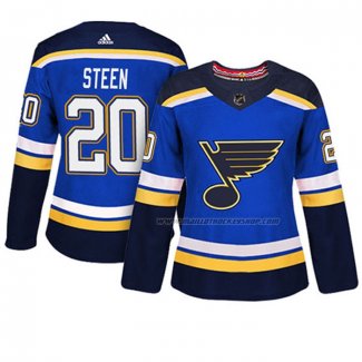 Maillot Hockey Femme St. Louis Blues Alexander Steen Authentique Joueur Bleu