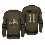 Maillot Hockey Florida Panthers Jonathan Huberdeau 2018 Salute To Service Vert Militar