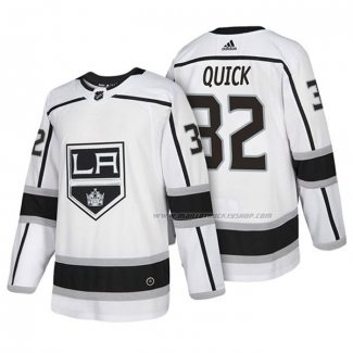 Maillot Hockey Los Angeles Kings Jonathan Quick Authentique Exterieur 2018 Blanc