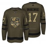 Maillot Hockey Los Angeles Kings Jonny Brodzinski Salute To Service Vert Militar