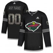 Maillot Hockey Minnesota Wild Personnalise Black Shadow Noir