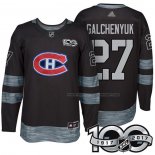 Maillot Hockey Montreal Canadiens Alex Galchenyuk 1917-2017 100th Anniversaire Noir