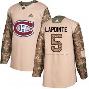 Maillot Hockey Montreal Canadiens Guy Lapointe Authentique 2017 Veterans Day Camouflage