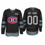 Maillot Hockey Montreal Canadiens Personnalise Noir