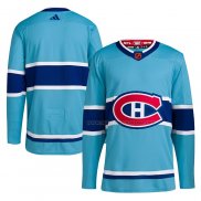 Maillot Hockey Montreal Canadiens Reverse Retro Authentique Blank Bleu