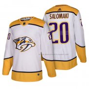 Maillot Hockey Nashville Predators Miikka Salomaki Authentique Exterieur 2018 Blanc