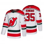 Maillot Hockey New Jersey Devils Cory Schneider Alterner Authentique Blanc