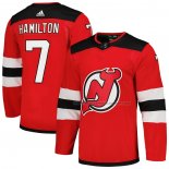 Maillot Hockey New Jersey Devils Dougie Hamilton Domicile Primegreen Authentique Rouge