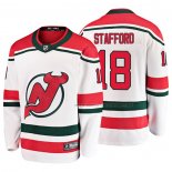 Maillot Hockey New Jersey Devils Drew Stafford Alterner Breakaway Blanc
