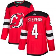 Maillot Hockey New Jersey Devils Scott Stevens Domicile Authentique Rouge