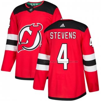 Maillot Hockey New Jersey Devils Scott Stevens Domicile Authentique Rouge