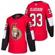 Maillot Hockey Ottawa Senators Fredrik Claesson Authentique Domicile 2018 Rouge