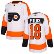 Maillot Hockey Philadelphia Flyers Tyler Pitlick Road Authentique Blanc