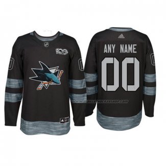 Maillot Hockey San Jose Sharks Personnalise Noir