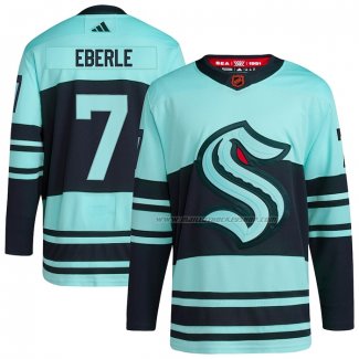 Maillot Hockey Seattle Kraken Jordan Eberle Reverse Retro 2.0 Authentique Bleu