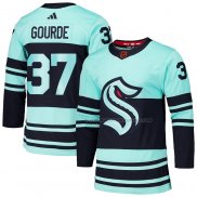 Maillot Hockey Seattle Kraken Yanni Gourde Reverse Retro 2.0 Authentique Bleu