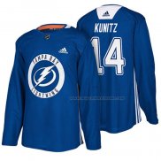 Maillot Hockey Tampa Bay Lightning Chris Kunitz New Season Practice Bleu