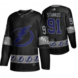 Maillot Hockey Tampa Bay Lightning Steven Stamkos Breakaway Noir